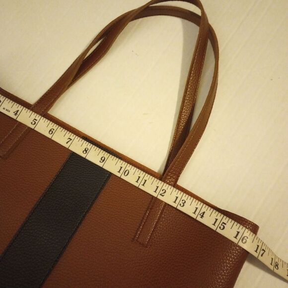 Vince Camuto Color block vegan leather envelope style tote - Picture 7 of 9